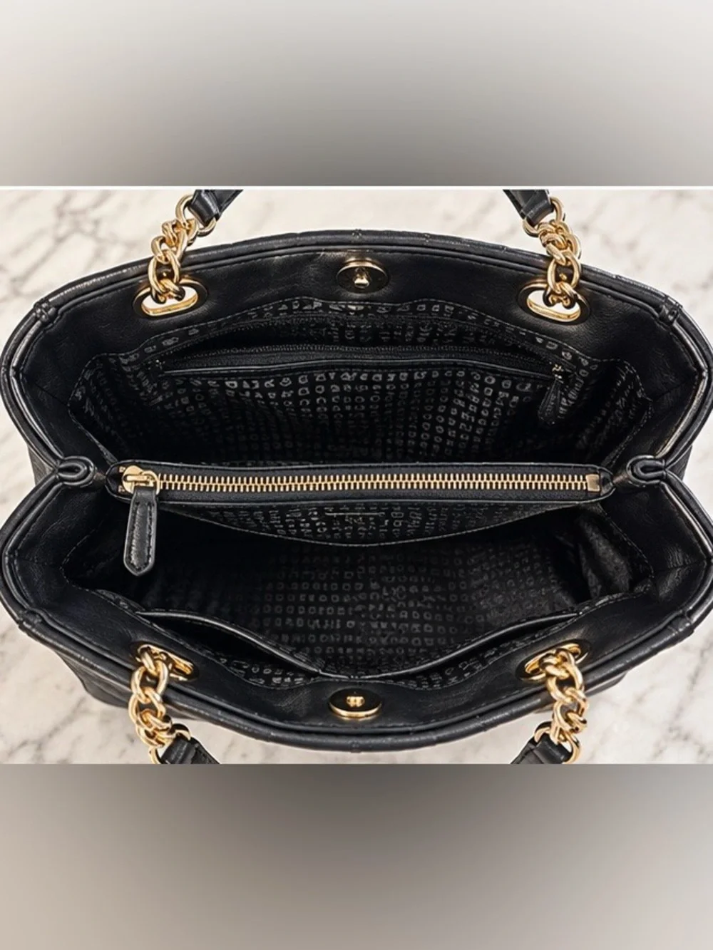 Kate Spade Briar Lane Quilted Willis Tote Bag in Black (Style Number: WKRU5763